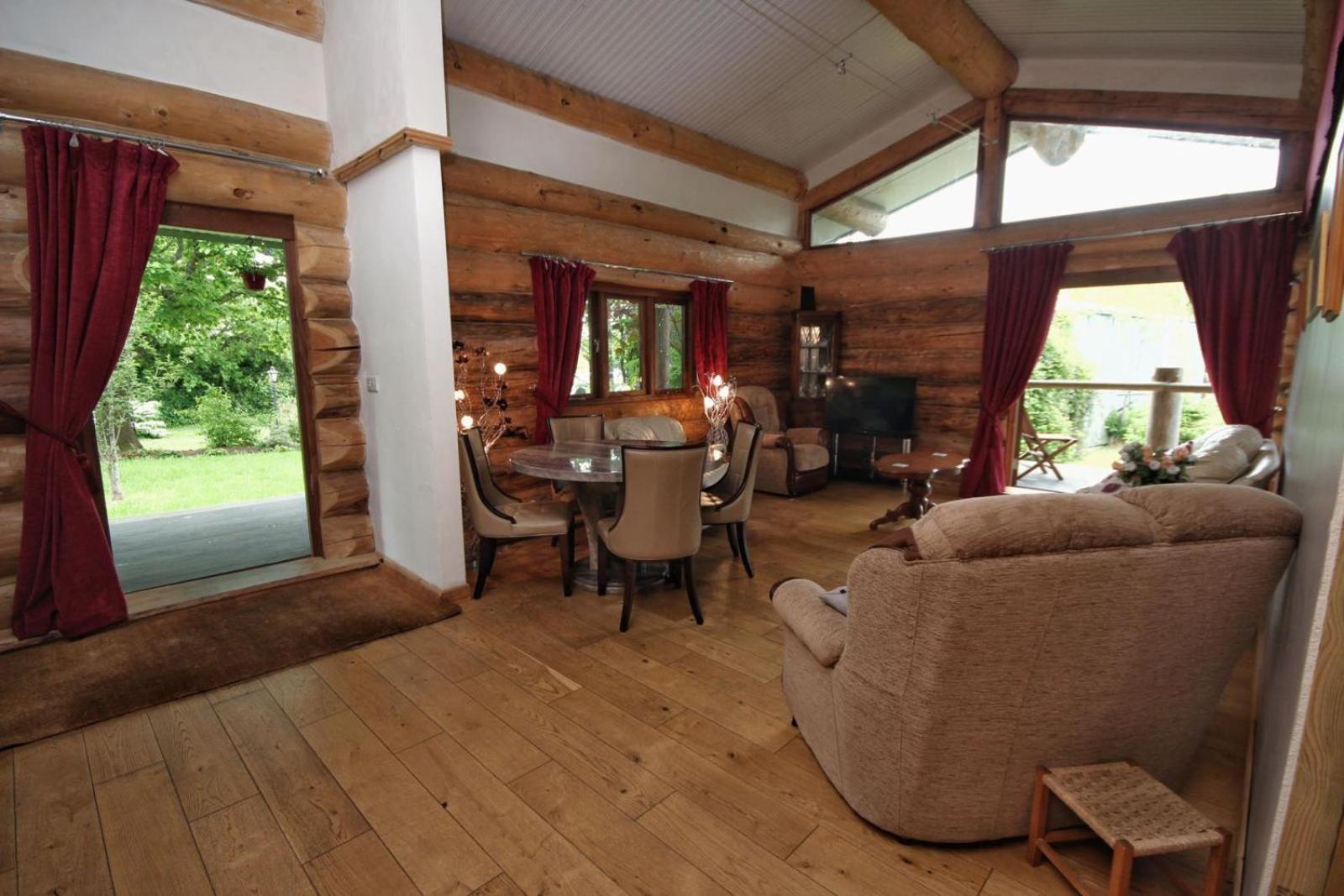 Log Cabin, Easter Hall Park Petrockstow Exterior foto